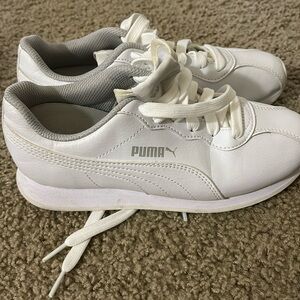 Puma white softfoam shoes